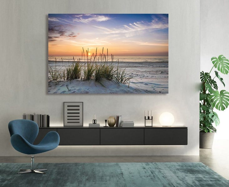 Framed $1 RESERVE 1 Panel Canvas Art Print - Waipu Beach Carousel 2