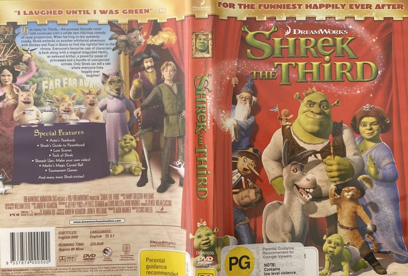 Shrek The Third DVD #1312 Carousel 1