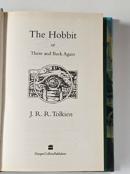 The Hobbit, Or There and Back Again by J.R.R. Tolkien. Hardback with Dustjacket Carousel 3