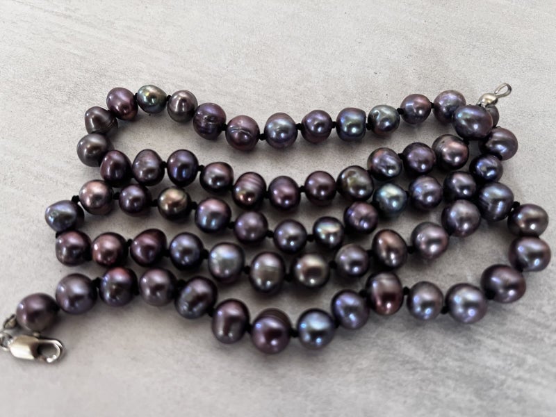 Long Genuine Pearl Necklace-63cm Carousel 4