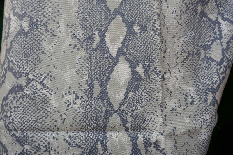 Cotton- drill snake print Carousel 2