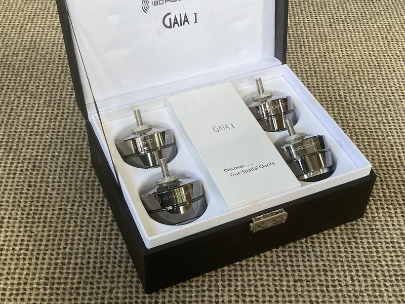 ISOACOUSTICS Gaia 1 set of 4 footers Open Box *(was $1099) Carousel 1