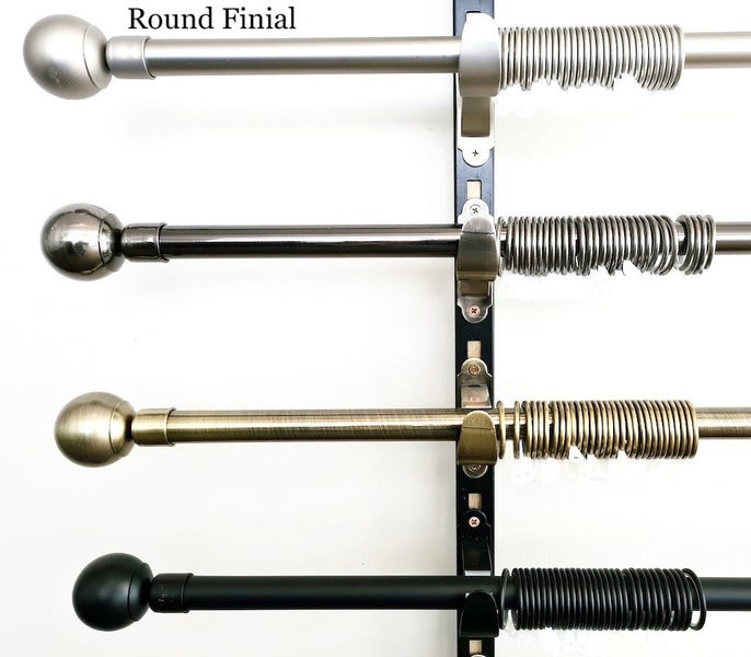 Rods / Tracks Adjustable Curtain Rods 150-300CM Carousel 1