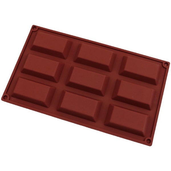 9-Link Chocolate Small Rectangular Molds - Multifunctional Cake Baking Molds, Carousel 2