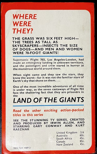 Land Of The Giants Novel (1969) Carousel 4