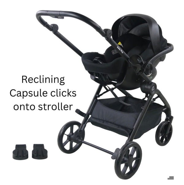 Crown Y Luxury Travel System - Reversible Stroller + Reclining i-Size Capsule... Carousel 2