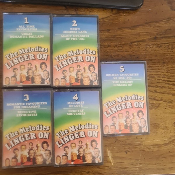 The Melodies Linger ON - 5 Cassette set All time Favorites Carousel 1