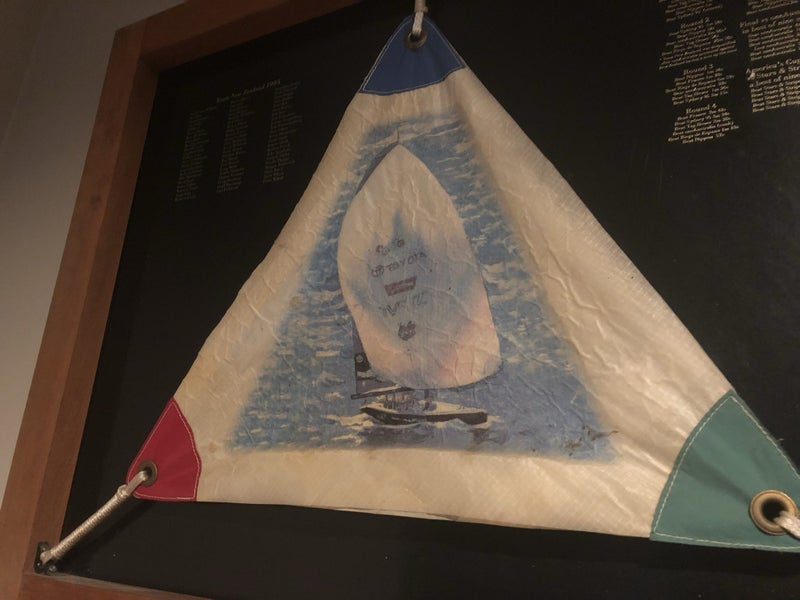 ULTRA-RARE 1995 TEAM NEW ZEALAND “BLACK MAGIC” VICTORY SAIL Carousel 2