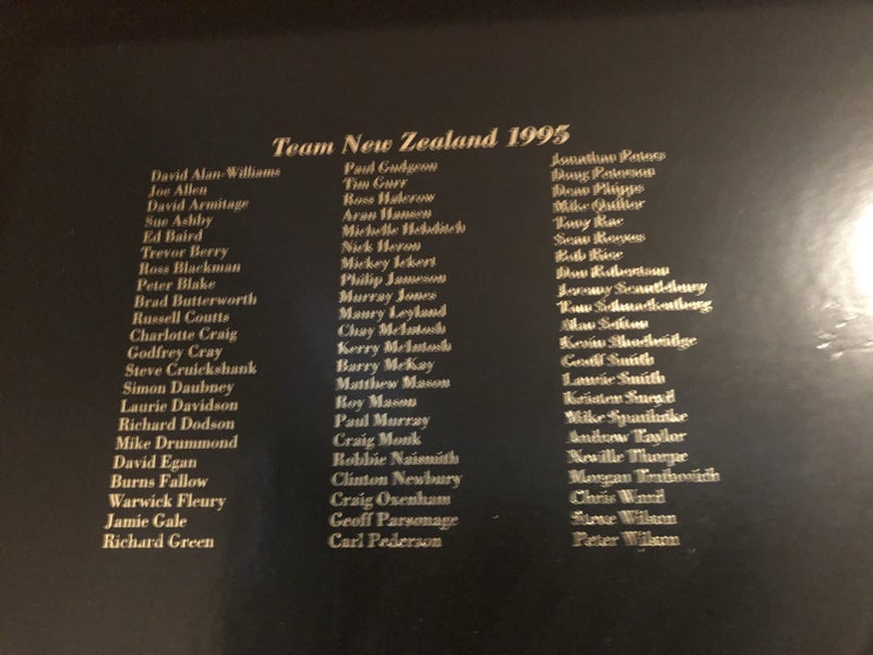 ULTRA-RARE 1995 TEAM NEW ZEALAND “BLACK MAGIC” VICTORY SAIL Carousel 5