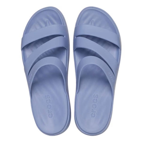 Crocs - Womens Getaway Strappy Slide Sandal Blue Haze Carousel 2