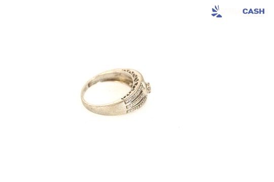 Sterling Silver Diamond Cluster Band With Papers Carousel 2