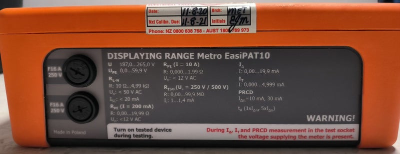 SONEL PORTABLE APPLIANCE TESTER**A2145378-4 Carousel 2