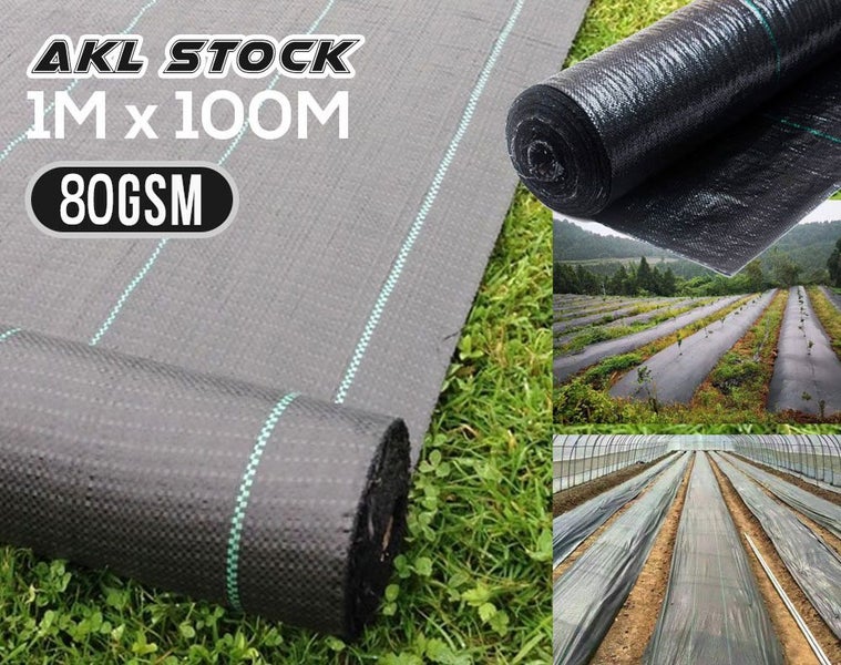 Weed Control Mat / Weedmat (80GSM 1M x 100M) Weed Mat For Garden -(OVER STOCKED) Carousel 1