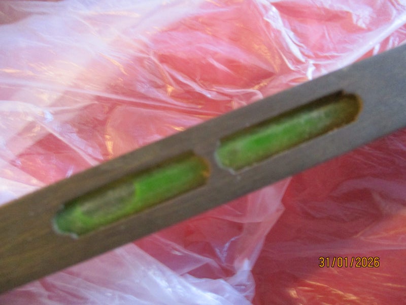 Brass on wood improved level Carousel 7