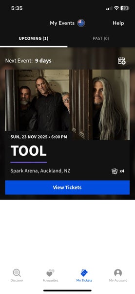 Tool Tickets x4 Seated Sunday Night64396301858306110