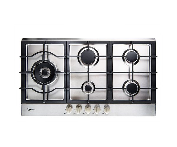 Midea 90cm stainless steel gas hob 90G50ME005-SFL Carousel 1