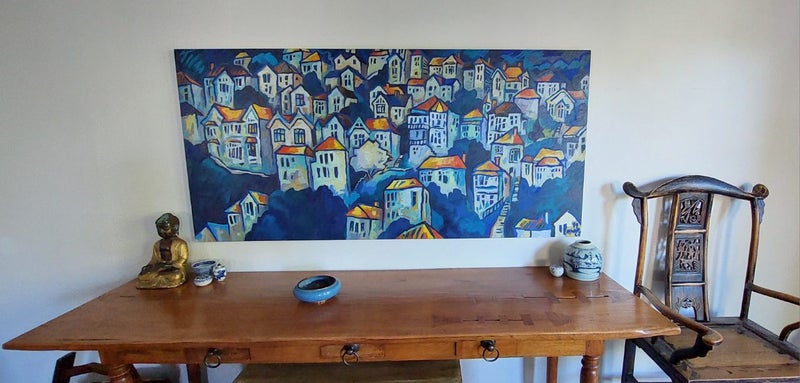 STUNNING PAINTING - MT. VICTORIA, ORIENTAL BAY by RAYMOND C. JENNINGS Carousel 1