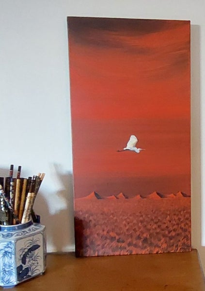 THE SACRED KOTUKU ... INCREDIBLE PAINTING by NELSON ARTIST Carousel 2