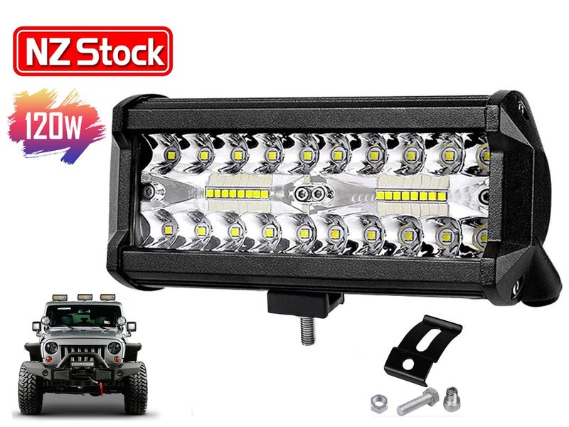 New LED Work Light Bar 120W on Afterpay Carousel 1