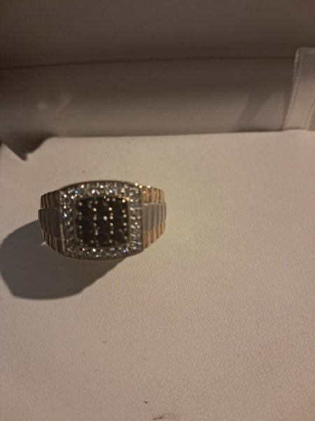 10ct gold with black diamond Carousel 2