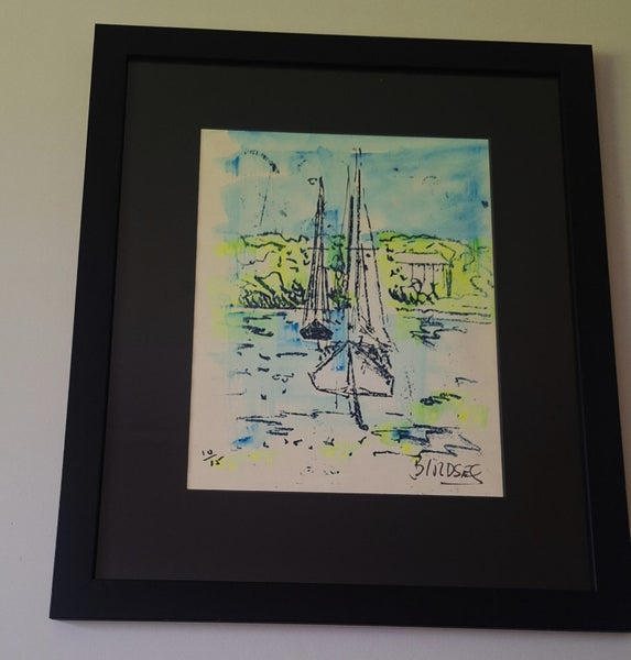 +++ ALFRED BIRDSEY ? "HARBOUR SCENE" LTD EDITION 10/15 PRINT +++ Carousel 1