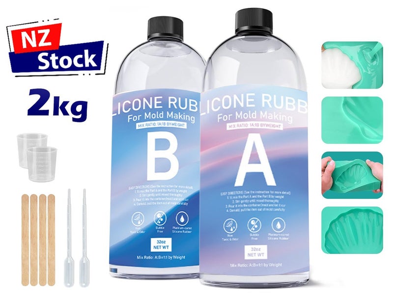 New 2L Liquid Silicone Mould Making Kit Afterpay Carousel 1