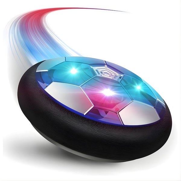 USB Rechargeable Floating Hover Soccer Ball Toy with Colorful LED Lights Carousel 1