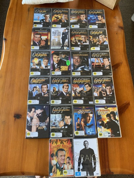 Bulk DVD Bundle 8 - James Bond Collection64398499059585110