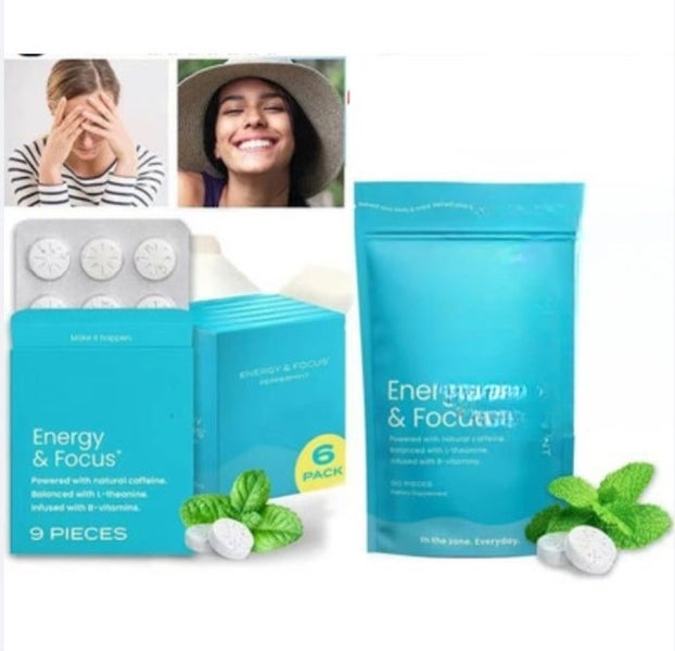 Neuro Gum L-theanine B-12/6 Nootropics Caffeines 54/90 pcs Boost Energy Focus Carousel 1