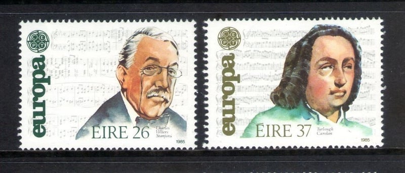 Ireland - 1985 Europa / Composers Set (2) - UHM - 613/4 Carousel 1