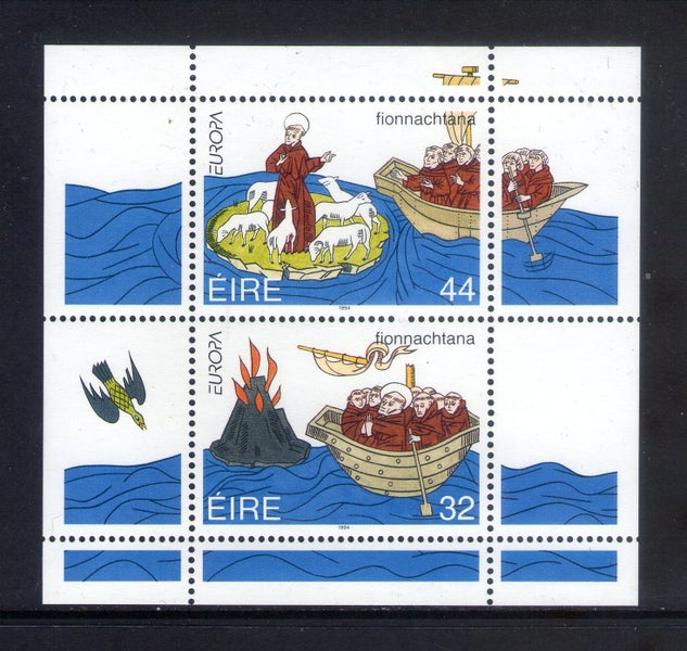 Ireland - 1994 Europa St Brendon's Voyages Miniature Sheet - UHM - MS907 Carousel 1
