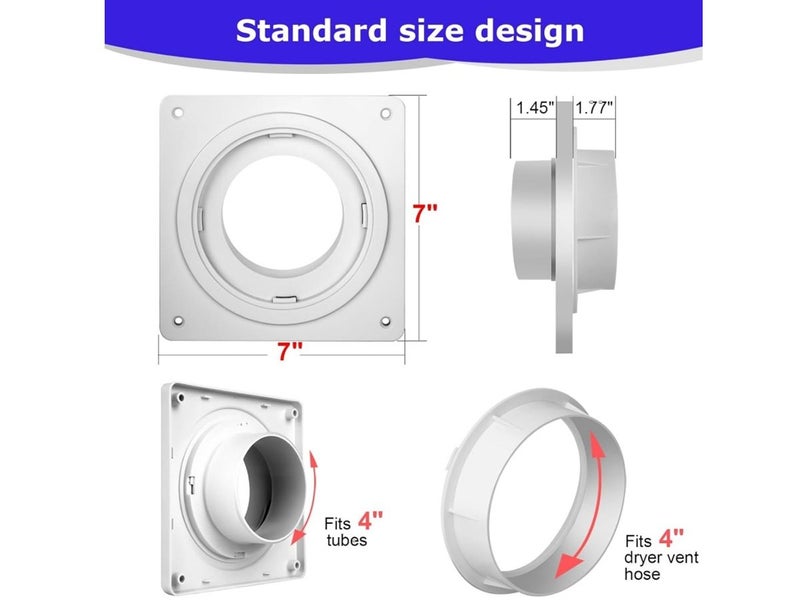 New Heavy Duty Dryer Vent Duct Hose 4 inch on Afterpay Carousel 9