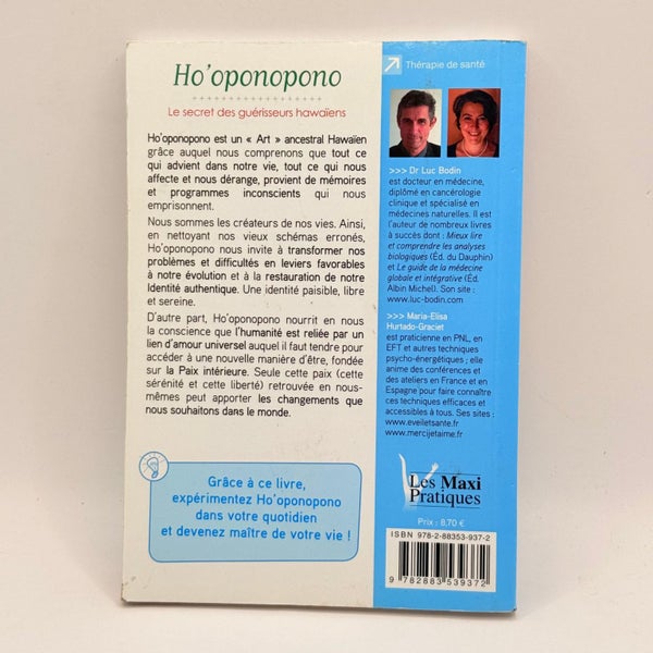 Ho'oponopono Le secret des guerisseurs hawaiens by Dr Luc Bodin & Maria-Elisa...64402601340418111