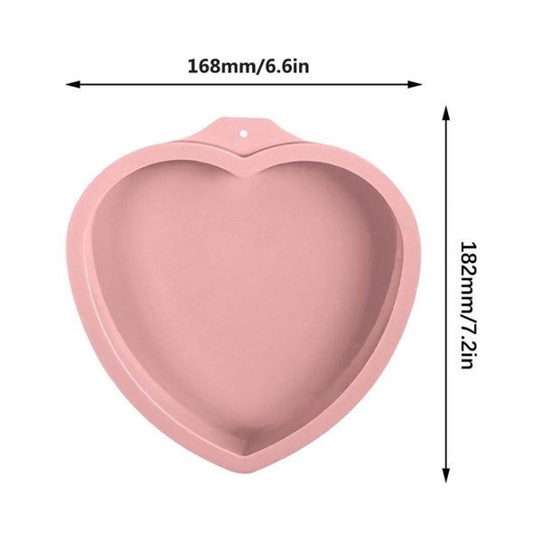 Heart-Shaped Silicone Baking Molds ¨C Non-Stick, Reusable for Valentine's Day Carousel 2