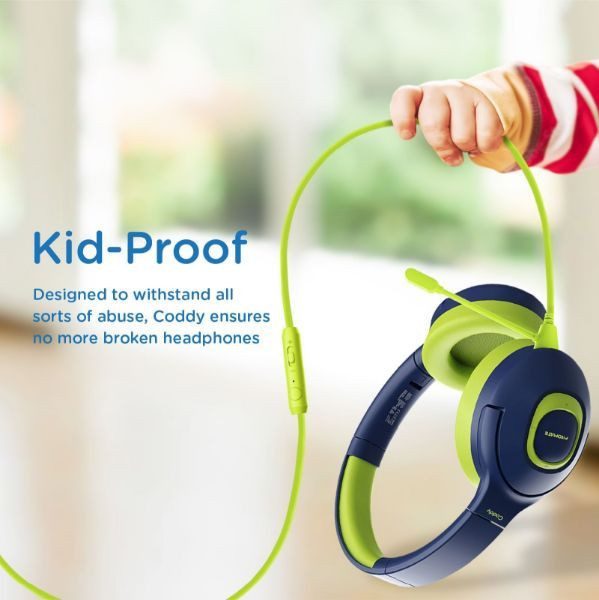 PROMATE Child-Safe Wireless Bluetooth Over-Ear Headphones. Up to 5 Hours Play... Carousel 1