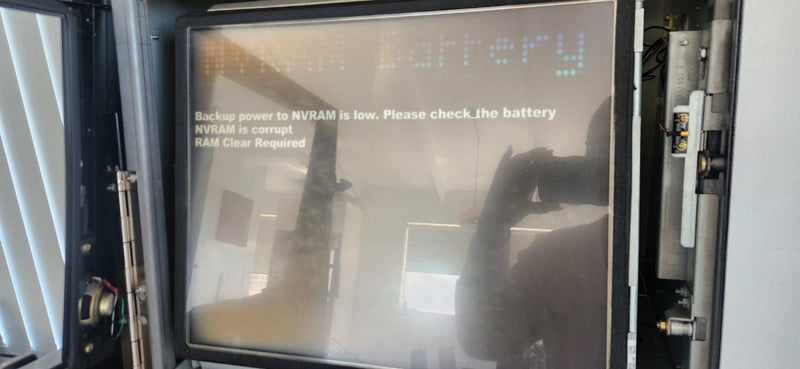 Pokie Machine with basic fault. Carousel 7