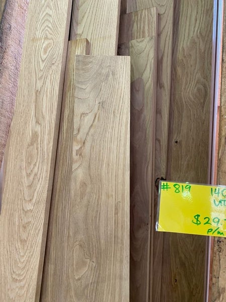 140 x 19 American White Oak D4S Rustic Carousel 1