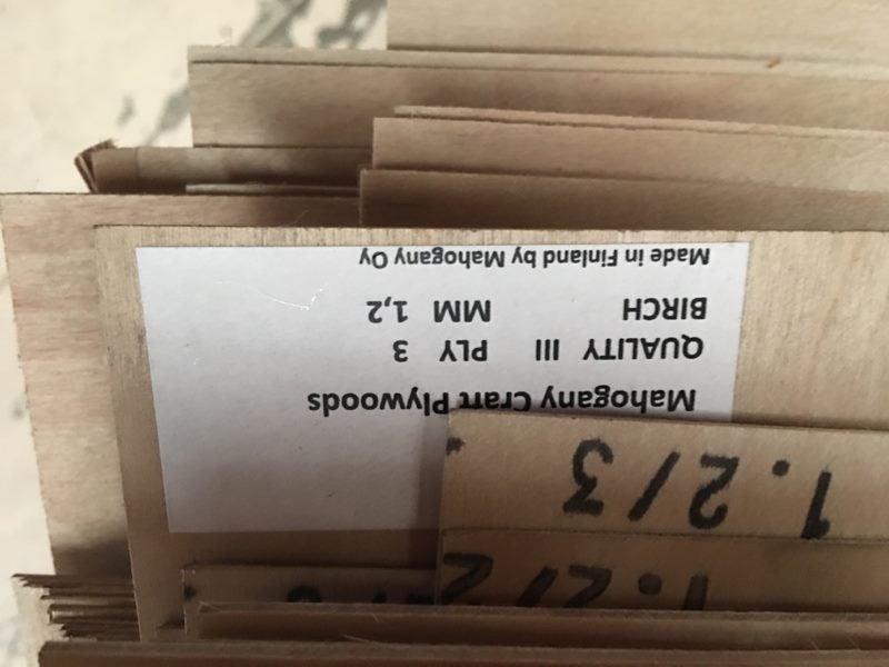 Birch Model Plywood 1270x1270 0.8 or 1.0mm Carousel 2