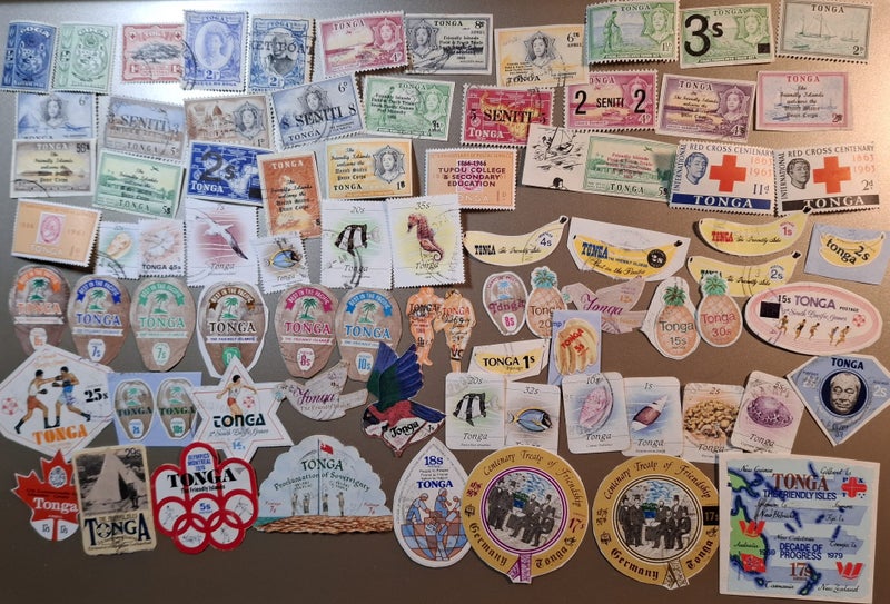 TONGA-114 Different Stamps Carousel 1