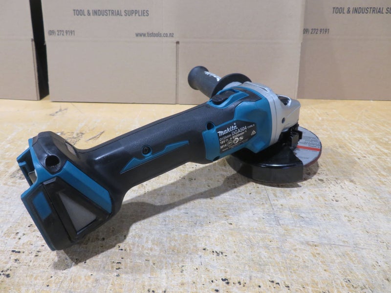 Makita Ex Demo DGA504Z 18V LXT Brushless 125mm (5") Slide Switch Angle Grinder Carousel 2