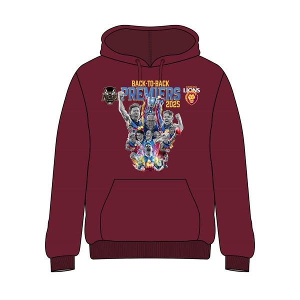Brisbane Lions AFL 2025 Grand Final Premiership Grange Club Hoodie Jumper Carousel 1