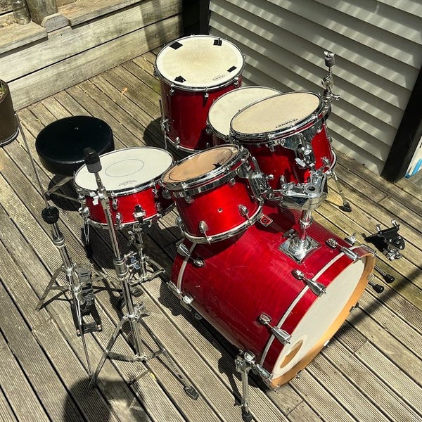 Premier Genista Drum Kit – Late 90s Model – Shells + Hardware64404895710211111