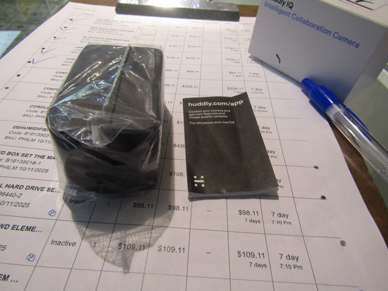 CONFERENCE CAMERA HUDDLY IQ FLEX 4K 12MP H1MBLK B16134980-2 Carousel 1