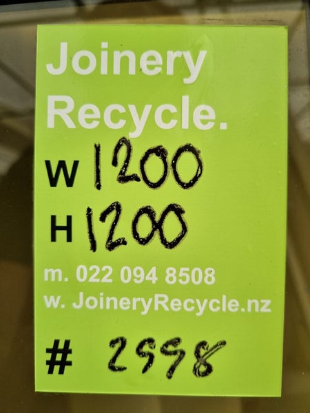 Aluminium Window Offwhite 1209 W x1200 H [#2998] Carousel 5