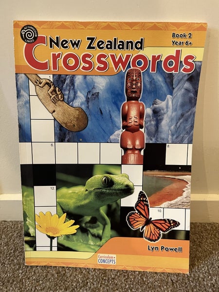 Year 6+ New Zealand crossword book Carousel 1