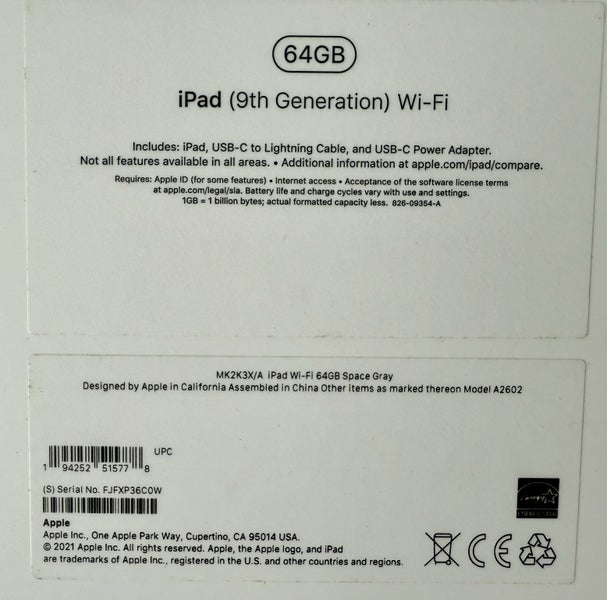 Apple iPad 10.2 inch 64GB WiFi in excellent condition Carousel 4