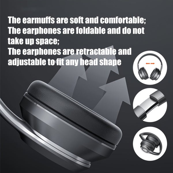 NNETM Wireless Over-Ear Headphones with Mic Carousel 2