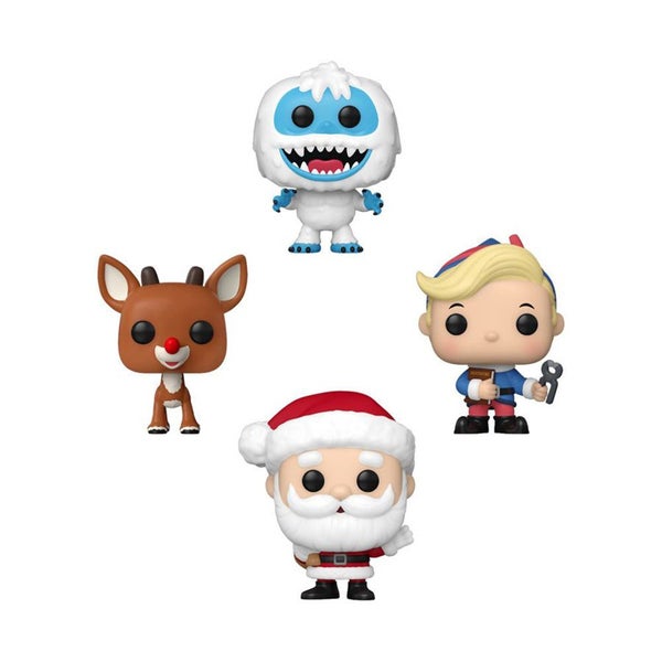 Rudolph Tree Holiday US Exclusive Pocket Pop! 4-Pack Box Set Carousel 1
