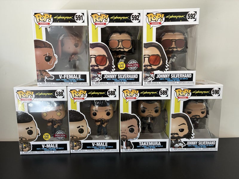 Funko pop Cyberpunk set Carousel 1