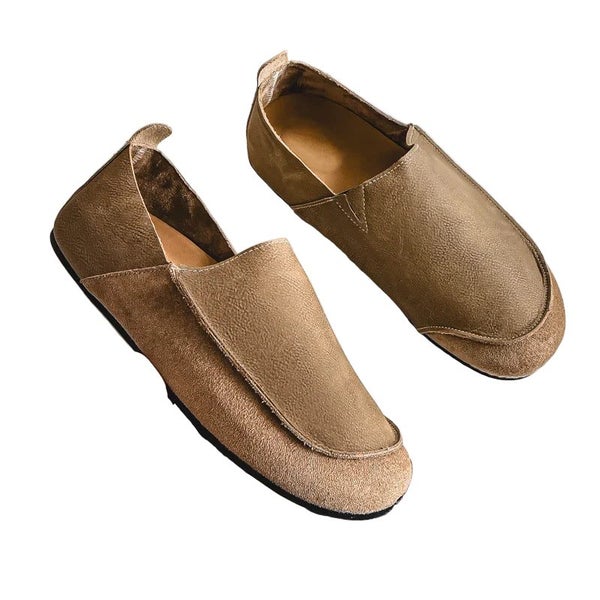 Stylish Retro Leather Mens Casual Shoes Carousel 2